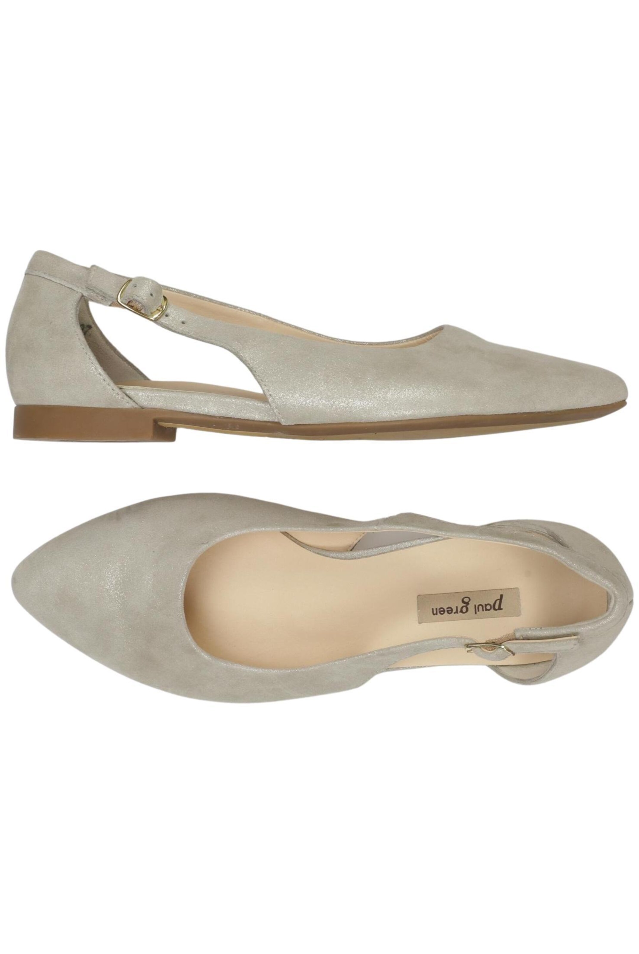 Paul Green Flats & Loafers in 37 in Silver: front