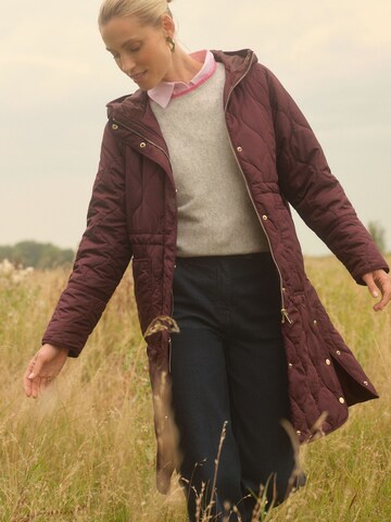 love & roses Between-Seasons Coat in Red
