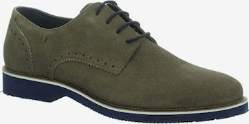 Longo Lace-Up Shoes in Green