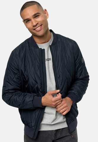 INDICODE JEANS Between-season jacket 'Gatlin' in Blue: front