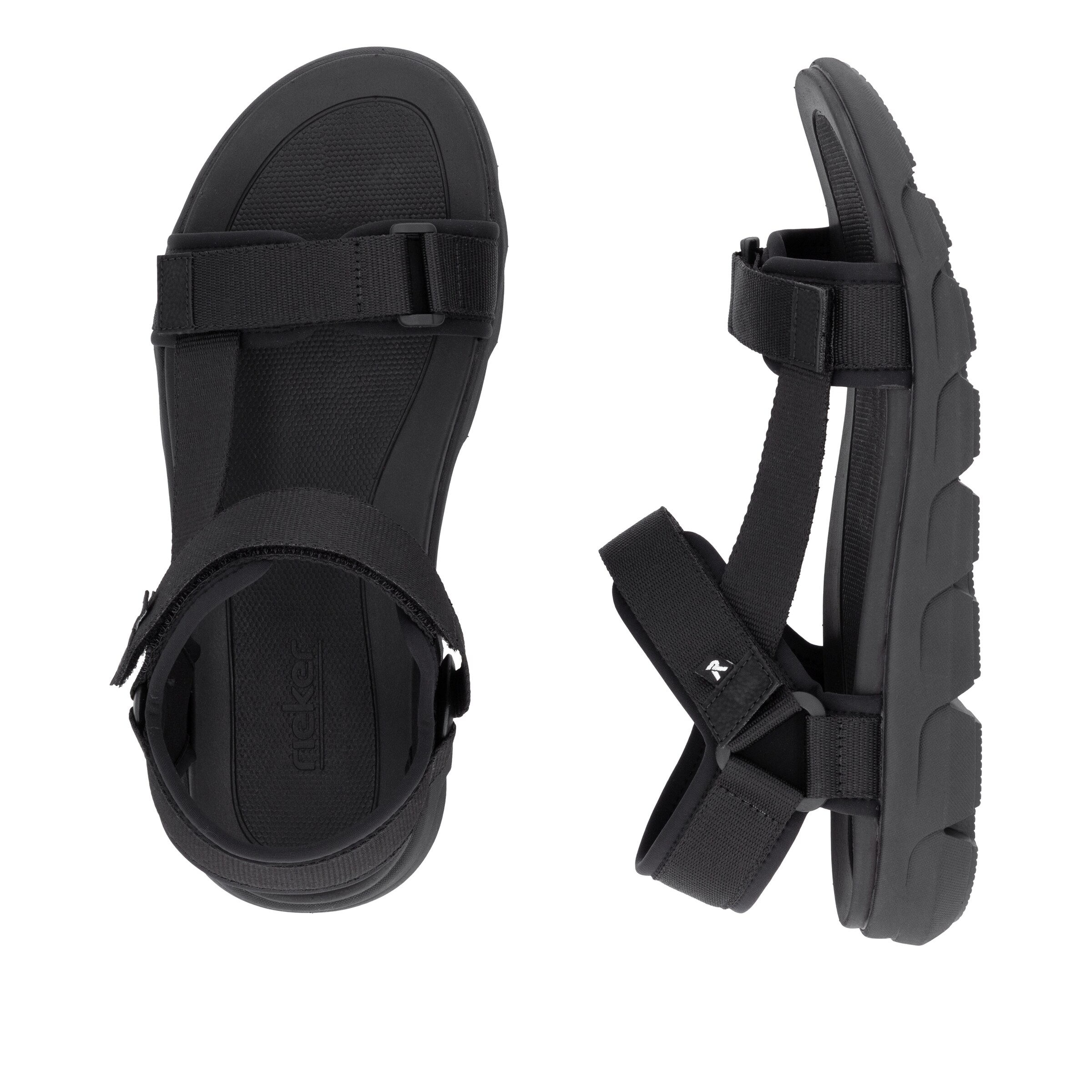 Sandales de randonnée Rieker Sport en noir