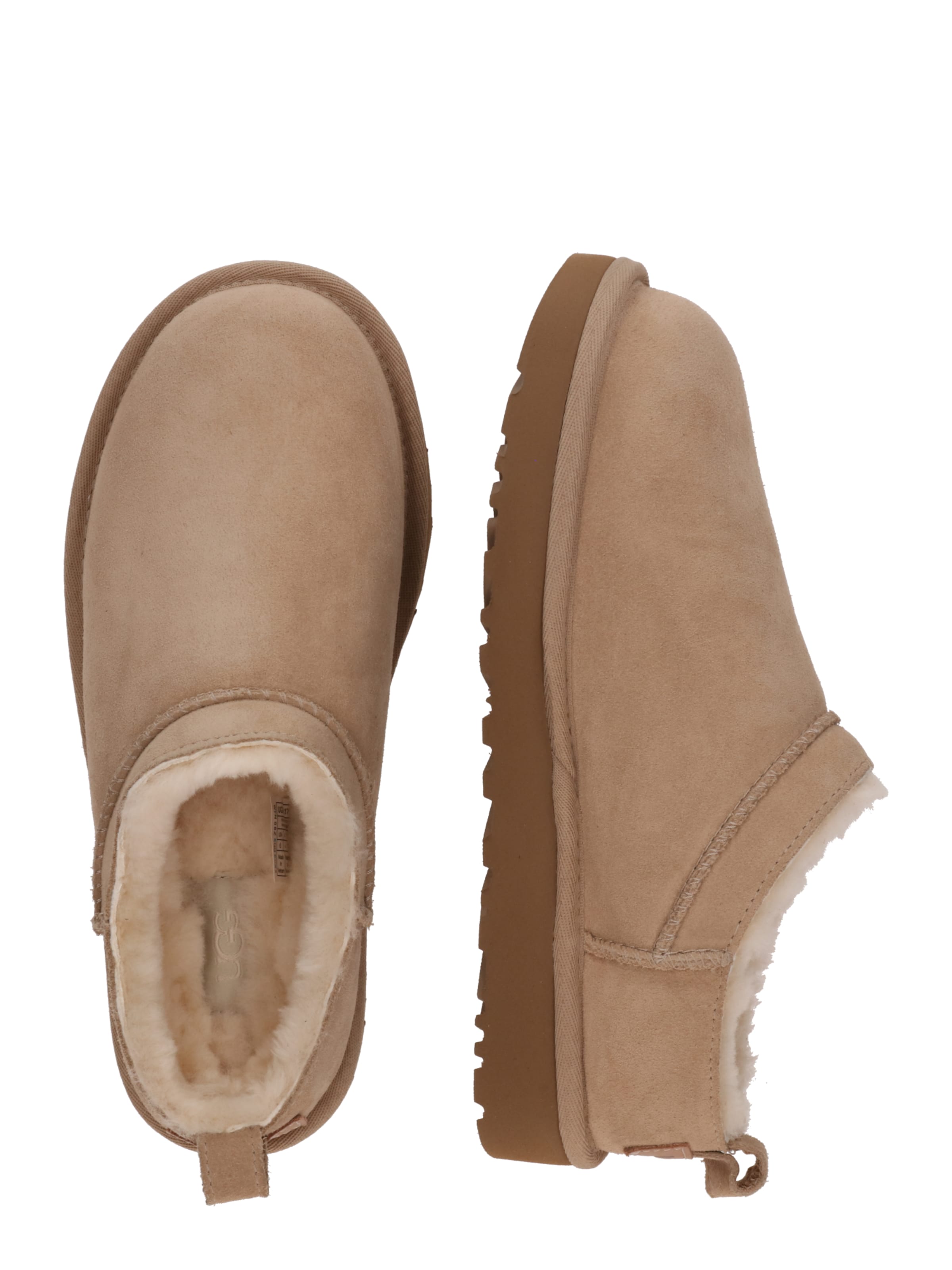 UGG Classic Flats 'Classic Micro' in Beige