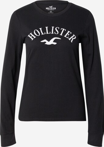 HOLLISTER - Camiseta en negro: frente