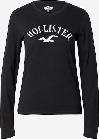 HOLLISTER T-shirt i svart: framsida