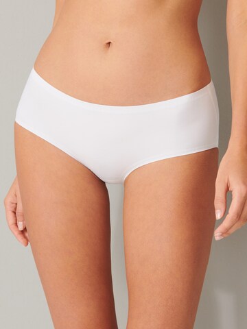 SCHIESSER Boyshorts 'Invisible Soft' in White: front