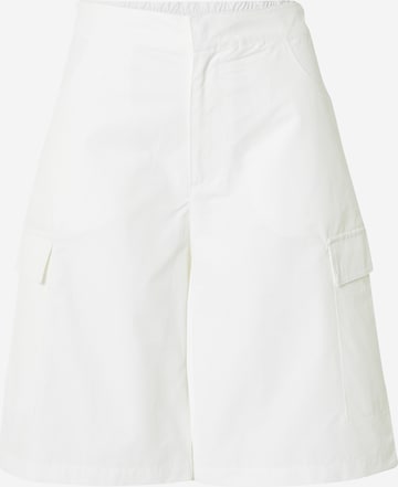 WEEKDAY Wide Leg Shorts in Weiß: predná strana