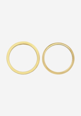 ELLI Ring Bandring, Kristall Ring in Gold