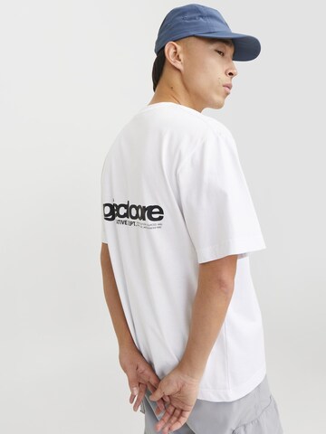 JACK & JONES Shirt 'JCOUnion' in White: front