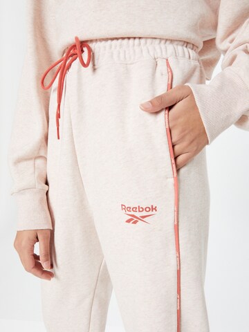 Regular Pantalon de sport Reebok en beige