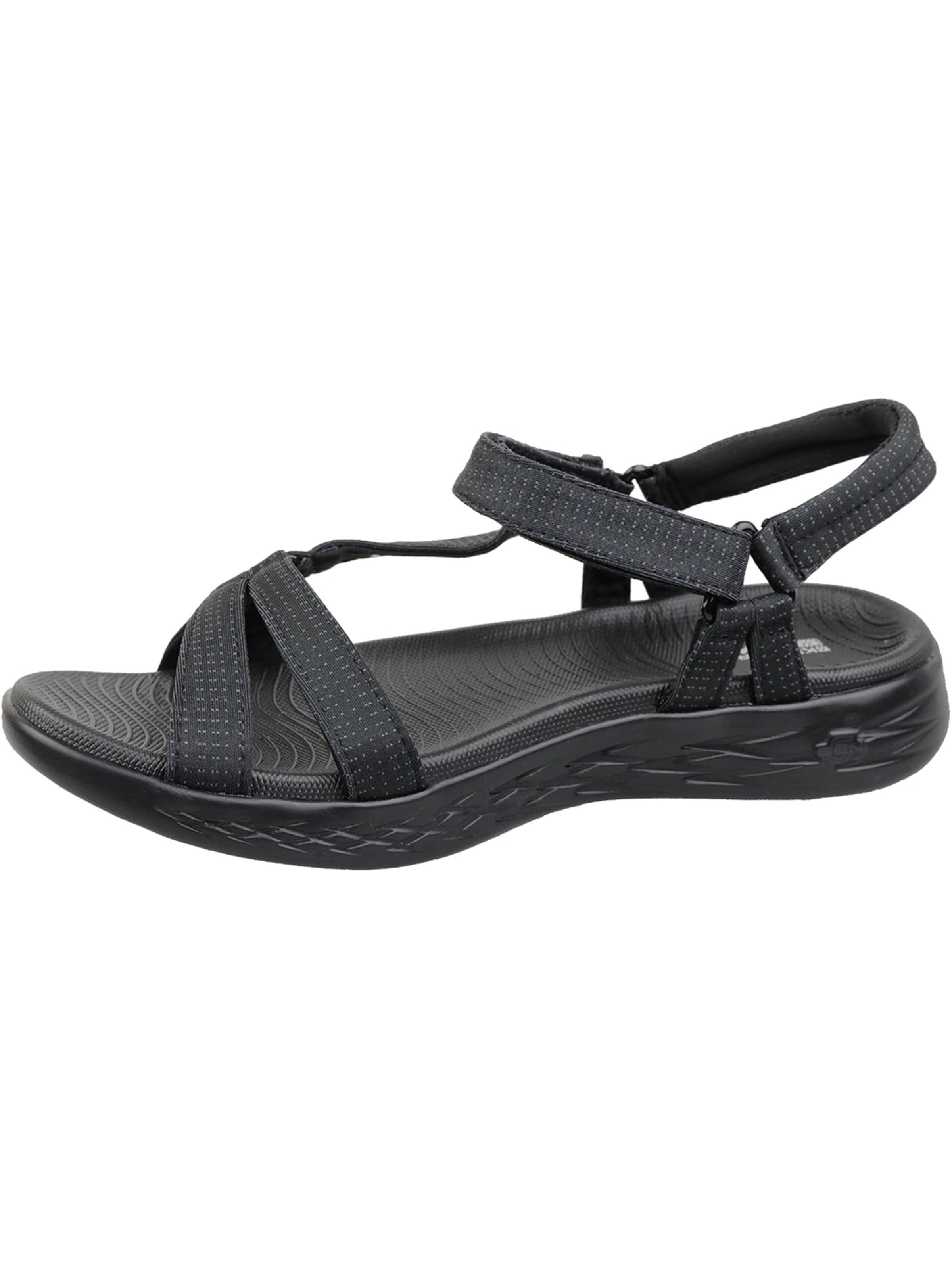 SKECHERS Sandaal 'Skechers On the GO 600 - Brilliancy' in Zwart
