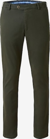 MEYER Chino in Groen: voorkant