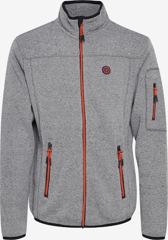 FQ1924 Fleece Jacket 'Pentrus' in Grey: front