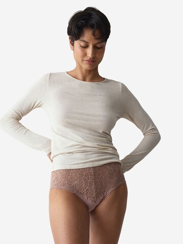 TRIUMPH Shirt ' Red Label Beauty Layers ' in Beige: voorkant
