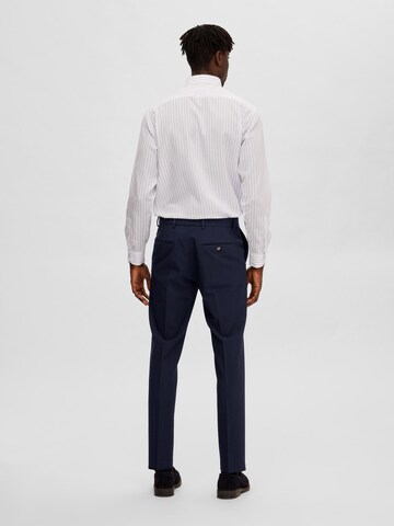 Regular Pantalon à plis 'Corby' SELECTED HOMME en bleu