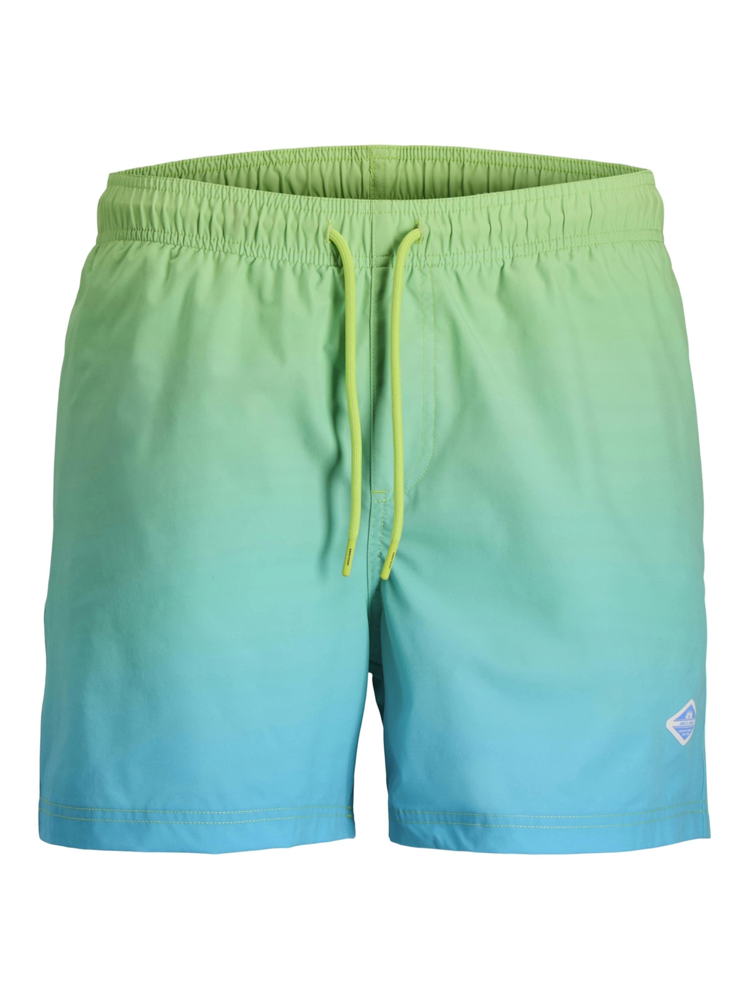 Shorts de bain 'Maui Horizon' Jack & Jones Junior en bleu : devant