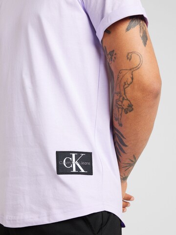 Calvin Klein Jeans Tričko – fialová