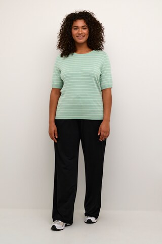 KAFFE CURVE - Jersey 'Malia' en verde