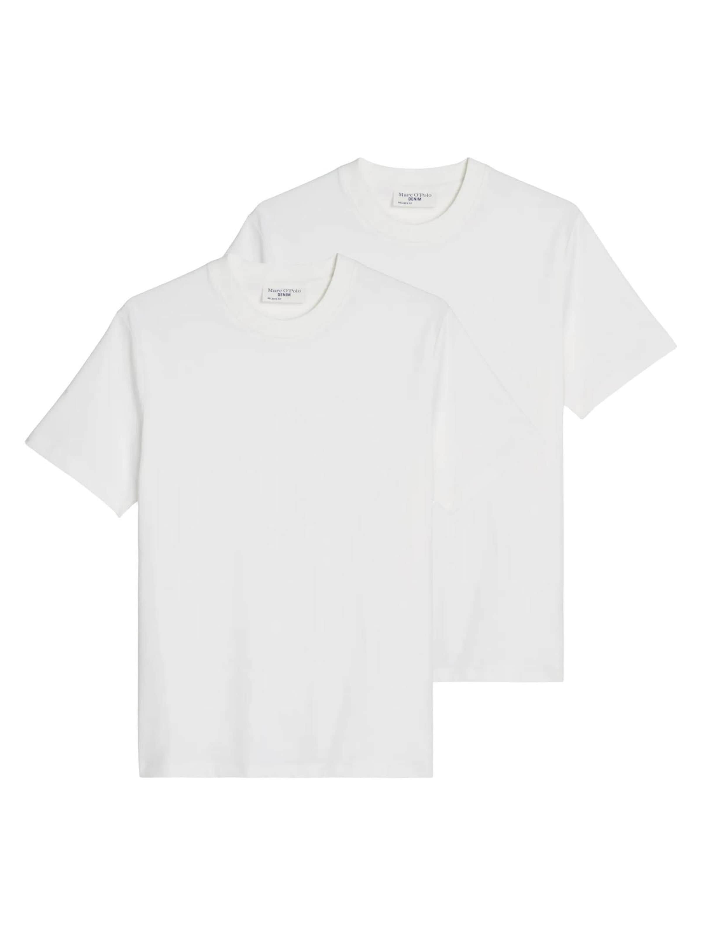 Marc O'Polo DENIM Shirt 'Basic' in White: front