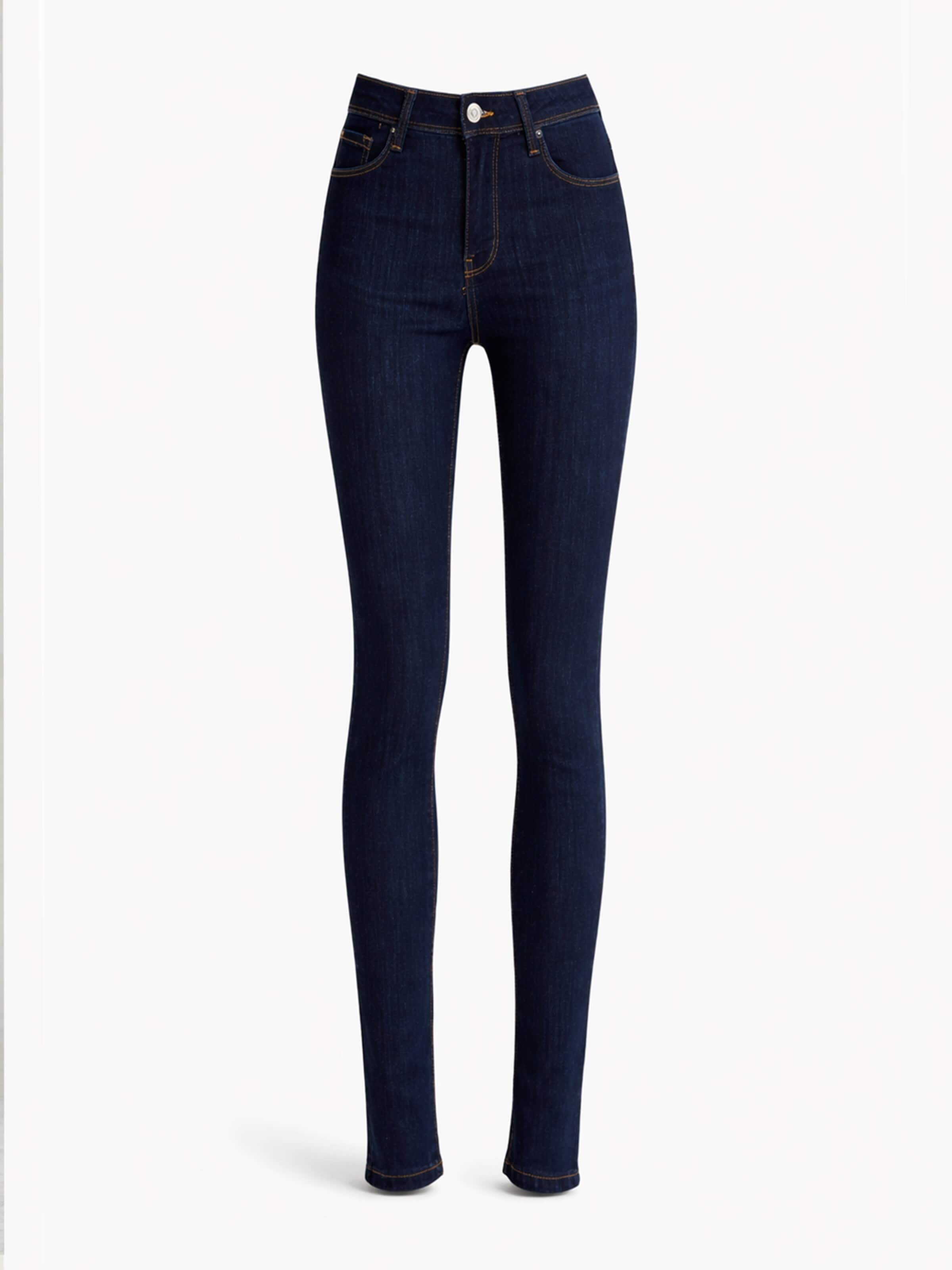 IT'S BASIC Skinny Jeans 'Skinny High Rise Jeans' in Blauw: voorkant