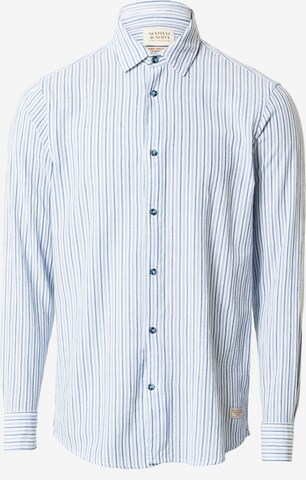 Coupe regular Chemise SCOTCH & SODA en bleu : devant