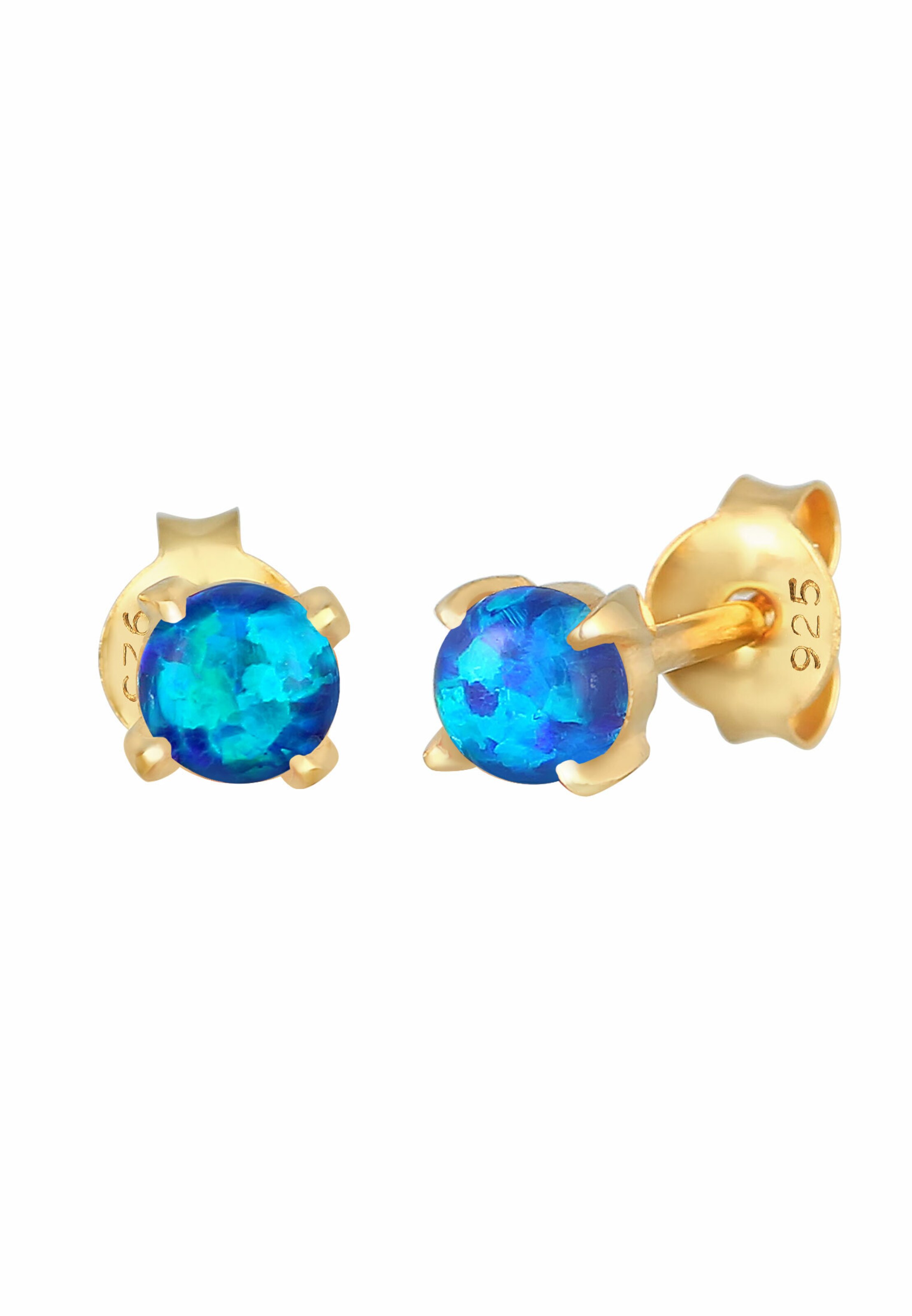 ELLI Ohrringe in Blau: Vorderseite