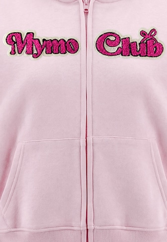 MYMO - Casaco em moletão em rosa