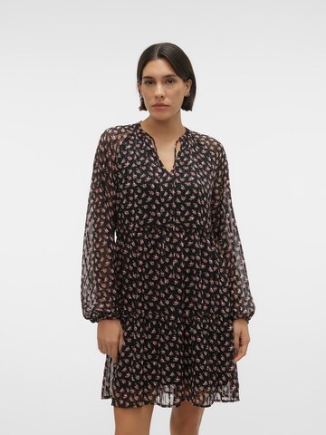 VERO MODA Jurk 'SOFIA' in Zwart: voorkant