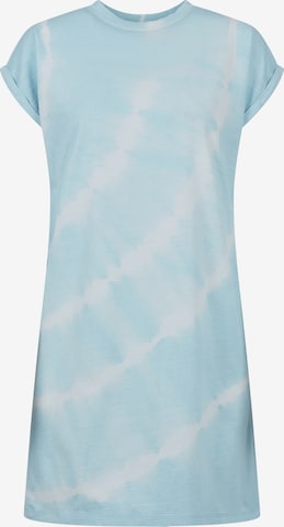 Urban Classics Dress 'Tie Dye' in Blue: front