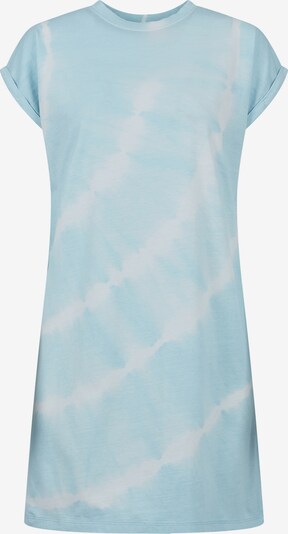 Urban Classics Kleid 'Tie Dye' in blau / weiß, Produktansicht