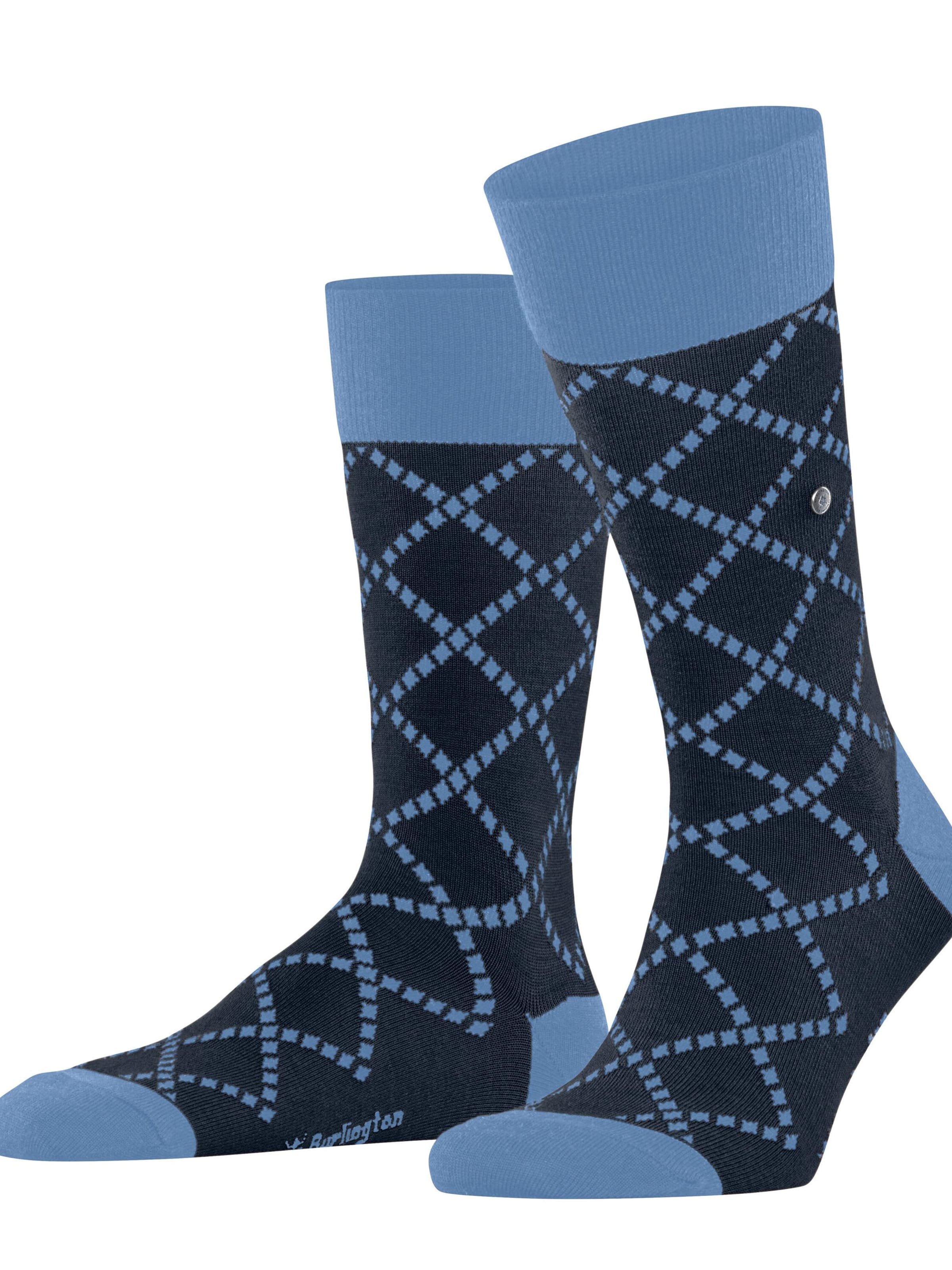 BURLINGTON Socks 'Ferry Road' in Blue: front