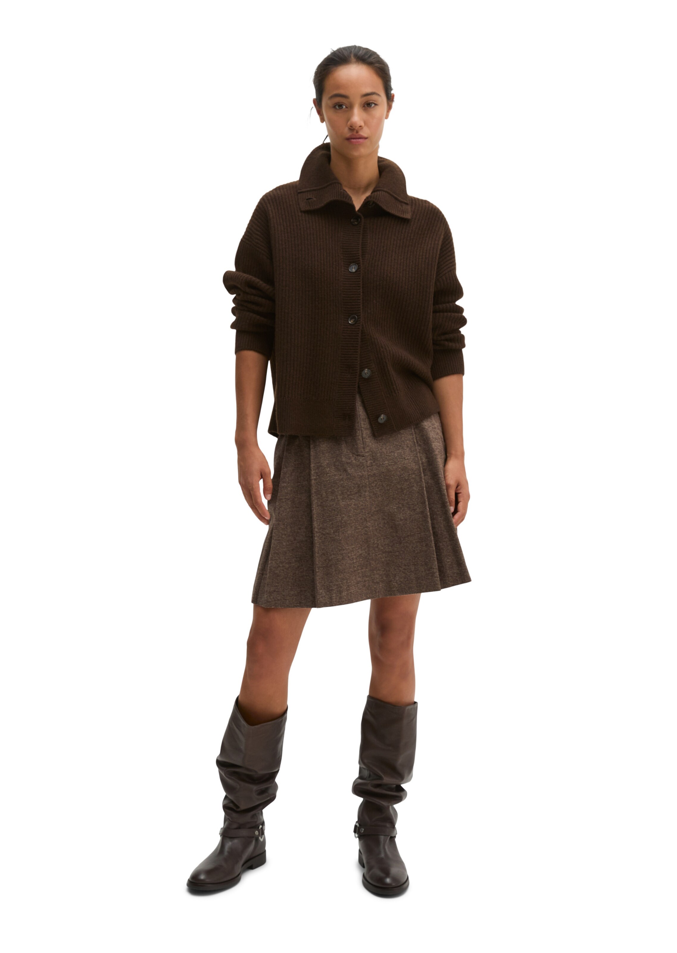 Marc O'Polo Knit cardigan in Brown