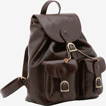 Viola Castellani Rucksack in Braun: Vorderseite