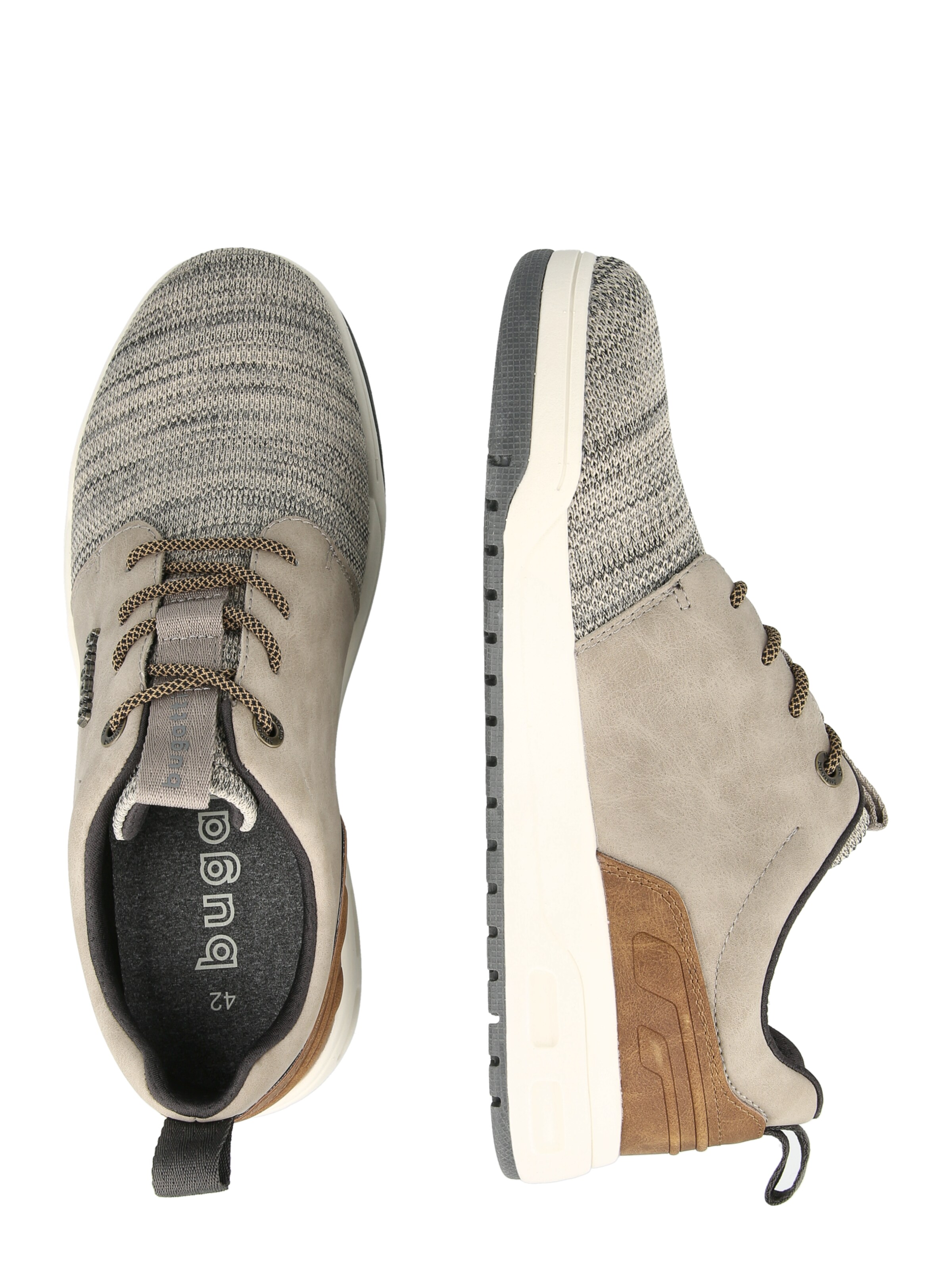 bugatti Platform trainers in Beige