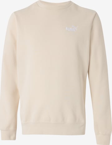 PUMASportska sweater majica 'ESS No. 1' - bijela boja: prednji dio