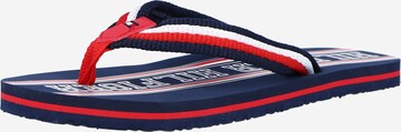 TOMMY HILFIGER - Zapatos abiertos en azul: frente