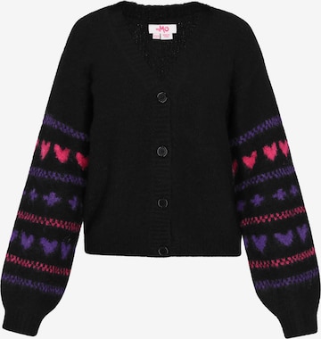 MYMO Oversize kardigán - Čierna: predná strana