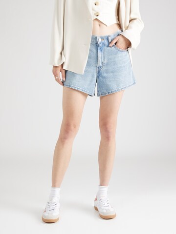 LEVI'S ® Loosefit Jeans '80s Mom Short' in Blauw: voorkant