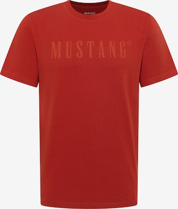 MUSTANG Shirt 'Austin' in Rot: Vorderseite
