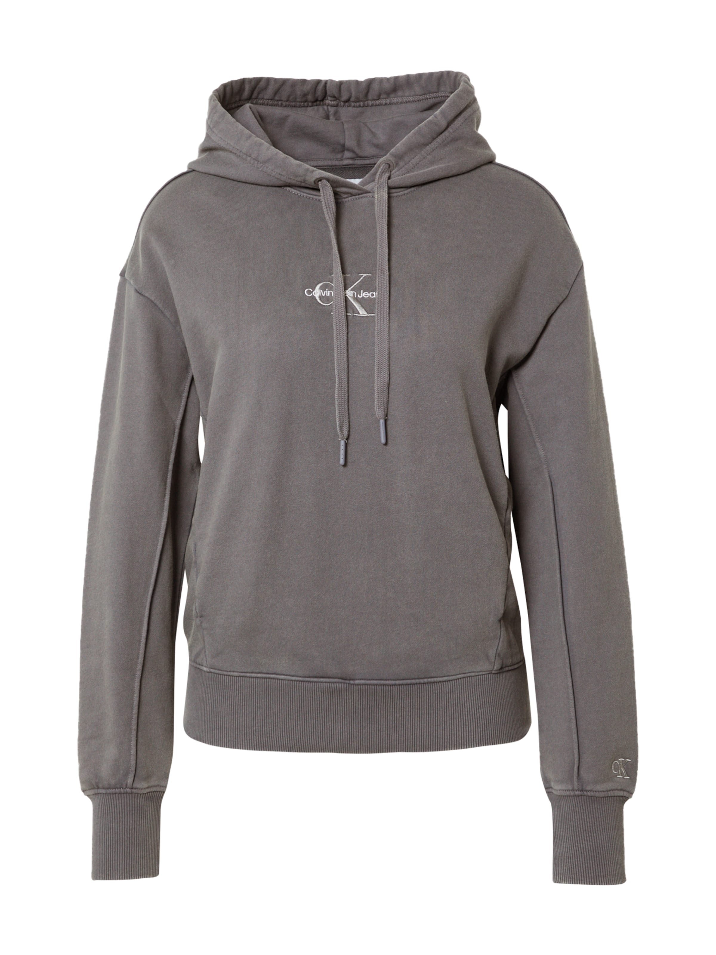 Frauen Sweat Calvin Klein Jeans Sweatshirt in Grau, Hellgrau - OD90795 Frauen Sweat Calvin Klein Jeans Sweatshirt in Grau, Hellgrau - OD90795