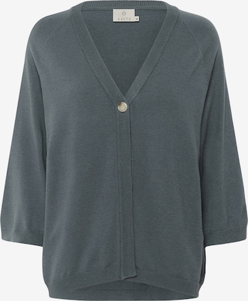 Cardigan 'Gabby' Kaffe en gris : devant