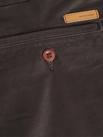 Regular Pantalon chino 'Ollie' JACK & JONES en marron