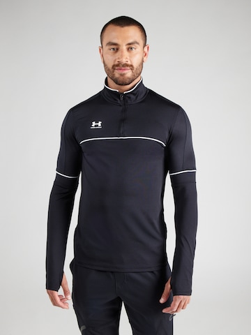 UNDER ARMOUR Функциональная футболка 'Challenger' в Черный: спереди