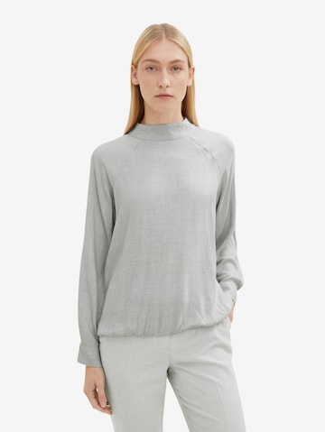 Camicia da donna di TOM TAILOR in grigio: frontale