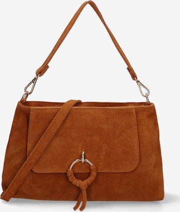 Gave Lux Schultertasche 'Celeste Pro' in Braun: Vorderseite