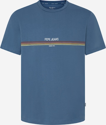 Pepe Jeans T-Shirt 'Adur' in Blau: Vorderseite