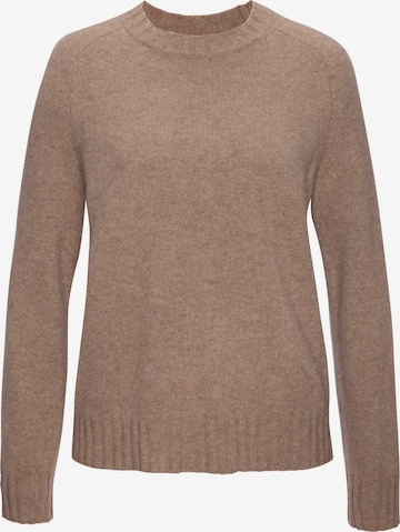 LASCANA Sweater in Beige: front