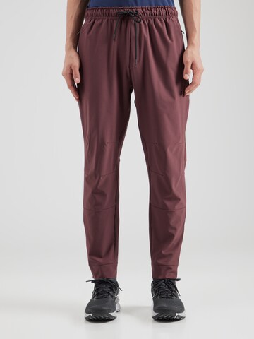 NIKE Tapered Sports trousers 'UNLIMITED' in Red: front
