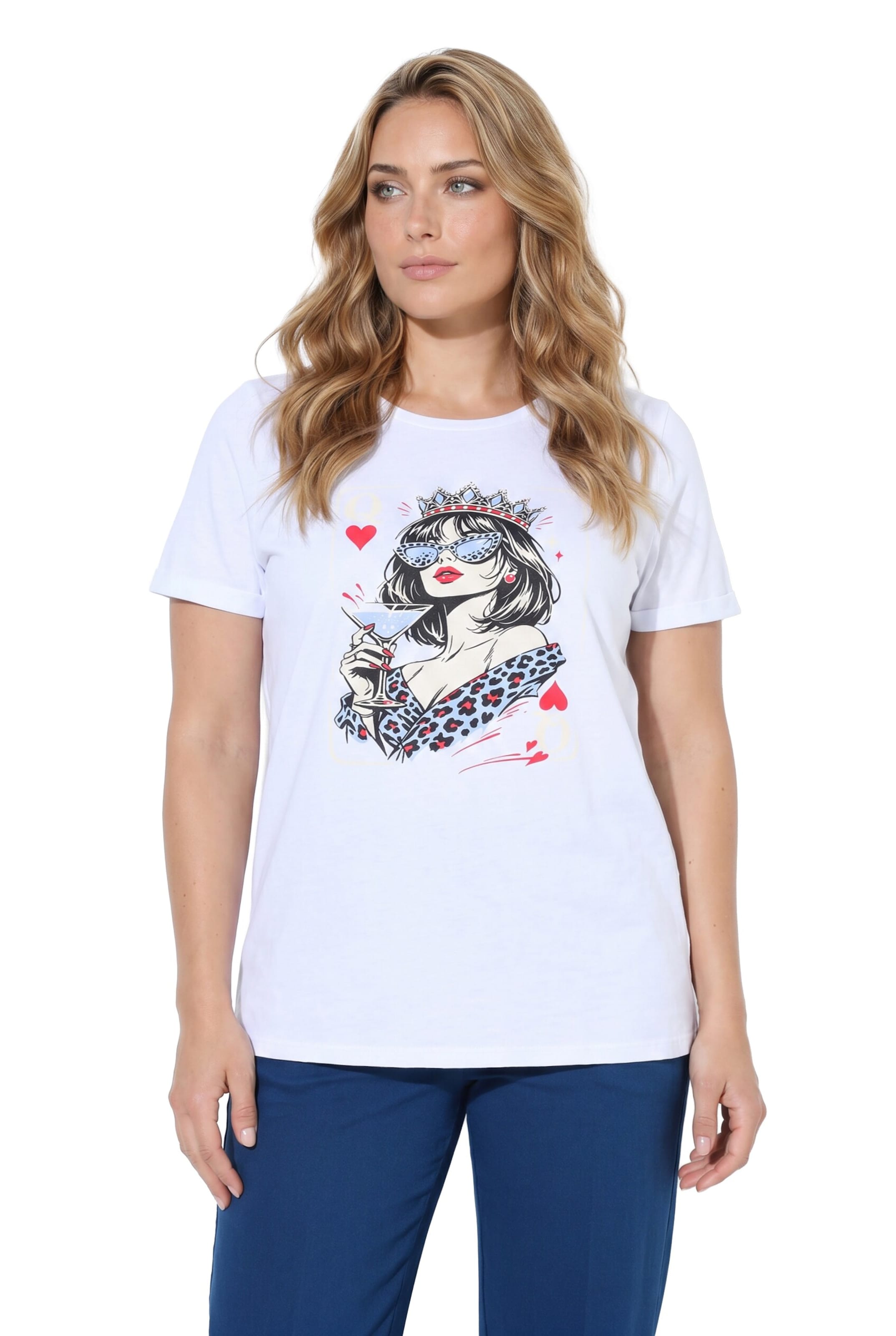 MIAMODA Shirt in Weiß: Vorderseite