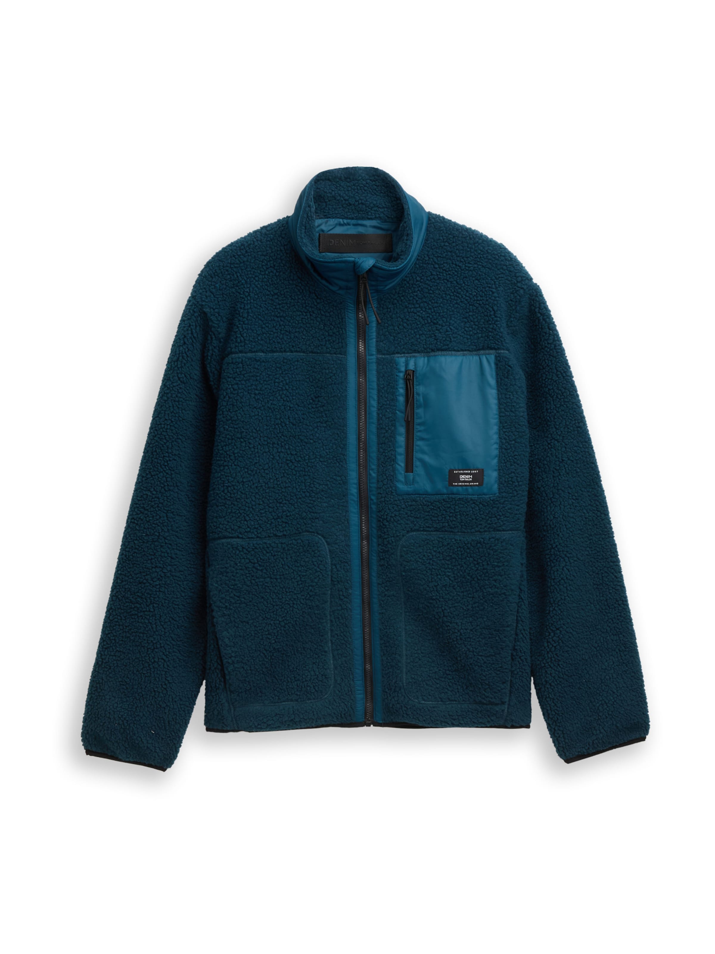 TOM TAILOR DENIM Between-Season Jacket in Green: front