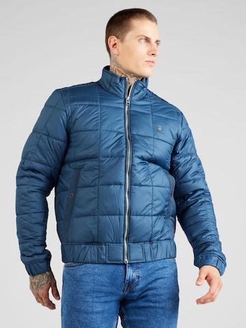 Veste mi-saison G-Star RAW en bleu : devant